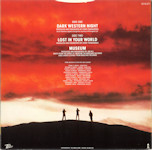 Dark Western Night 12'' Disc 1 Rear Cover