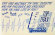 Top Trax Thanks insert