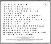 The Seer (Japan Box Set with bonus tracks) Rear Cover