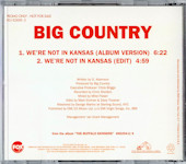We're Not In Kansas (US Promo) Rear
