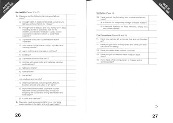 Protect and Survive Booklet Pages 24 & 25