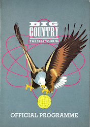 The Seer Tour Programme Front Cover