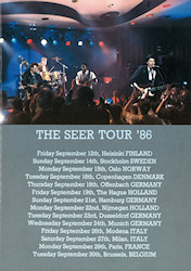 The Seer Tour Programme Page 3