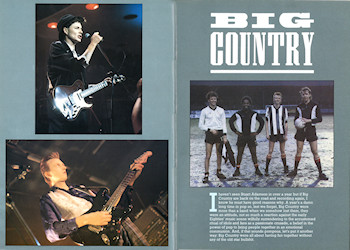 The Seer Tour Programme Pages 4 & 5