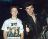 A signed photo of Me and Stuart